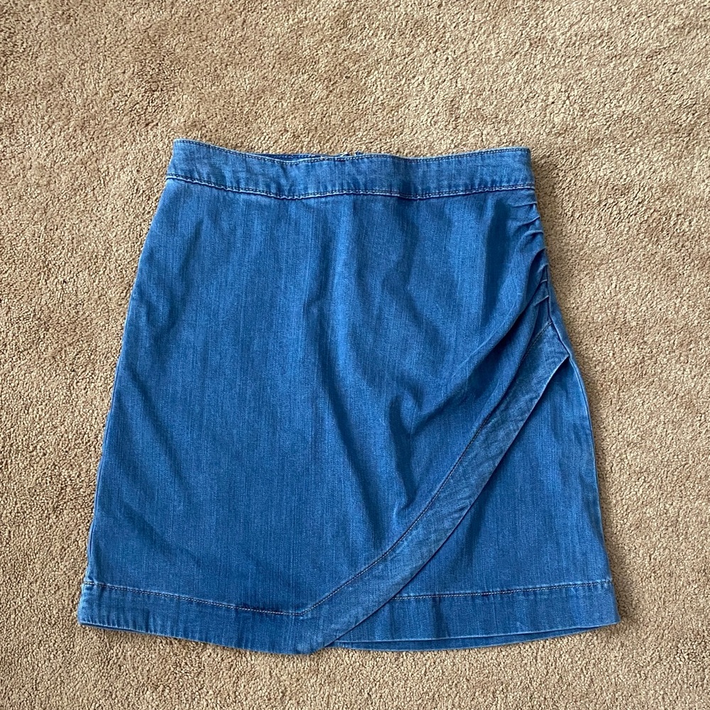 WHBM Denim Blue Women's Skirt 4